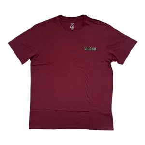 Camiseta Volcom Round About Bordo 2