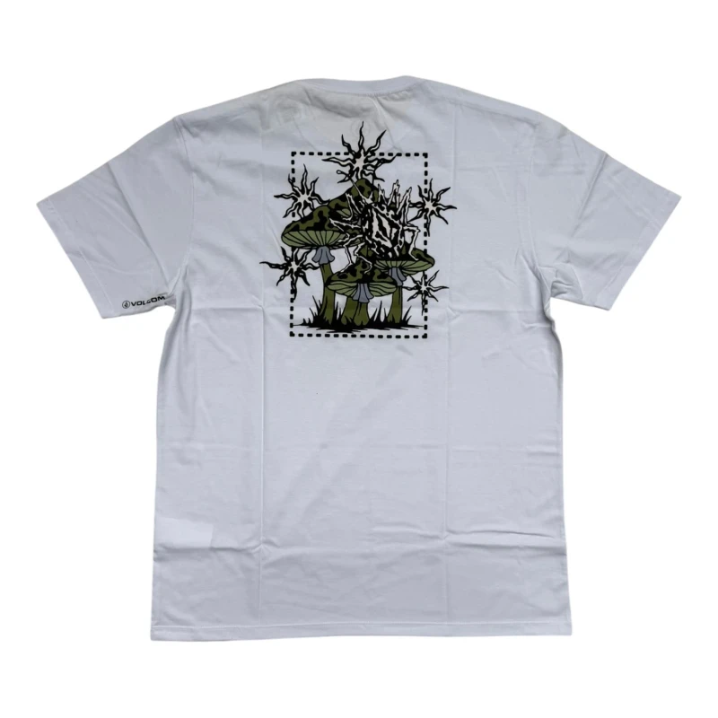 CAMISETA VOLCOM ROUND ABOUT BRANCO