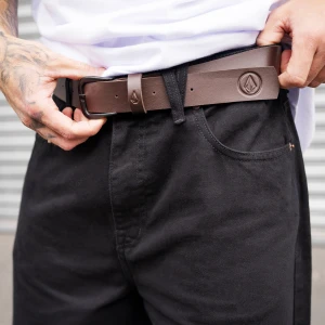 Cinto Volcom Clone Marrom Escuro 2