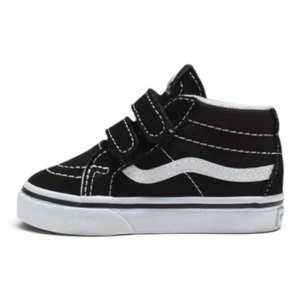 Tênis Vans Infantil Sk8 Mid Reissue Velcro Blk White 5