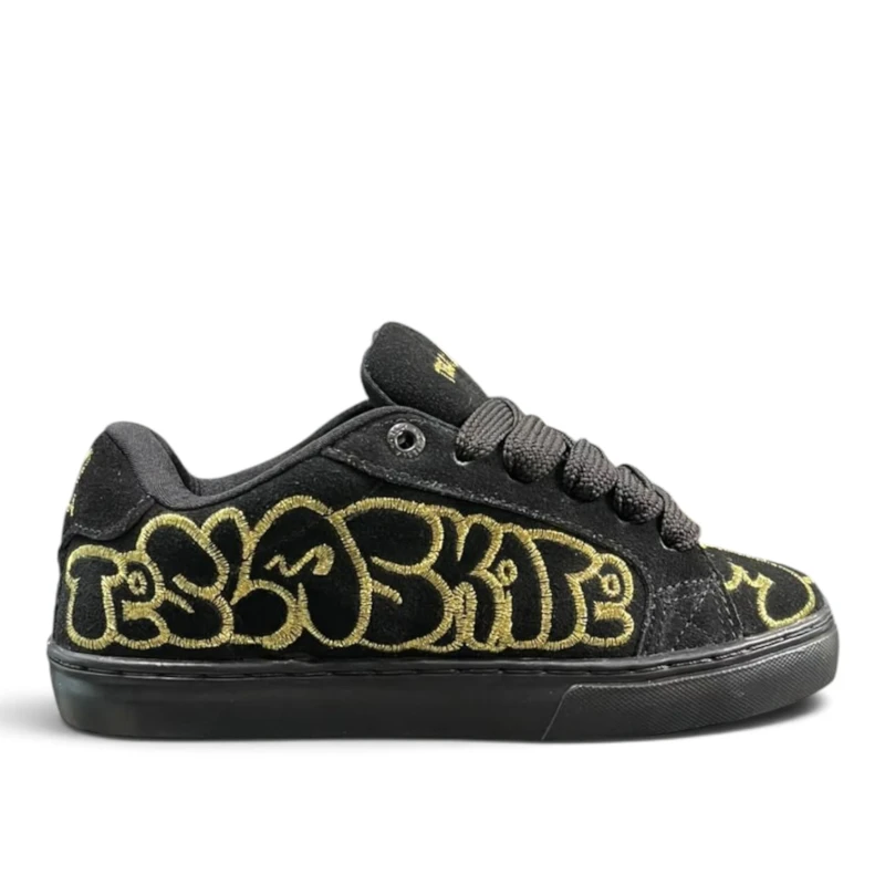 TÊNIS TESLA HERTZ ART ALL BLACK GOLD 2101-64