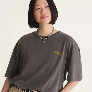 Camiseta Vans Feminina Faded Palms Faded Black 3
