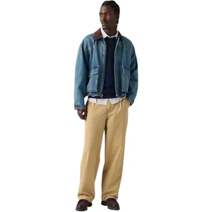 Calça Levis Chino Xx Baggy Pleated Caqui 0081n0005 3