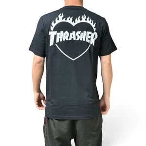 Camiseta Thrasher Flame Heart Preto 1