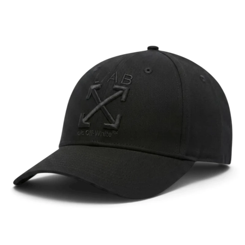 BONÉ OFF WHITE LAB CLAMP ARROWS BRIM BLACK BLK