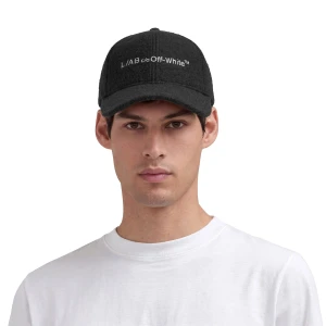 Boné Off White Lab Embroidered Brim Sherpa Black 5