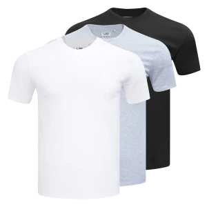 Camiseta Off White Lab Classic Fit 3 Pack Blk Wt Grey 1
