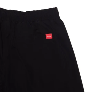 Bermuda Chocolate Sarja Elastico Script Preto 5