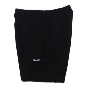 Bermuda Chocolate Sarja Elastico Script Preto 4