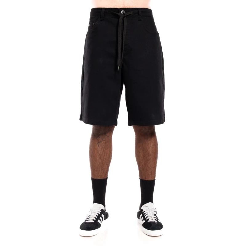 BERMUDA LRG JEANS TRUE STRAIGHT BLACK