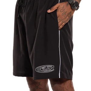 Bermuda Lrg Nylon Elastico Pit Stop Preto 3