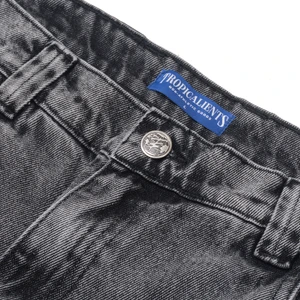 Calça Tropicalients Jeans Elephant Cinza Usado 4