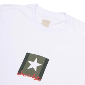 Camiseta Chocolate Vintage Flag 1995 Branco 2