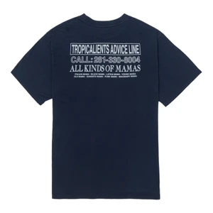 Camiseta Tropicalients Listen Your Mama Azul Marinho 2