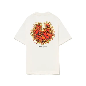 Camiseta Barra Octogonos Floridos Off White 2