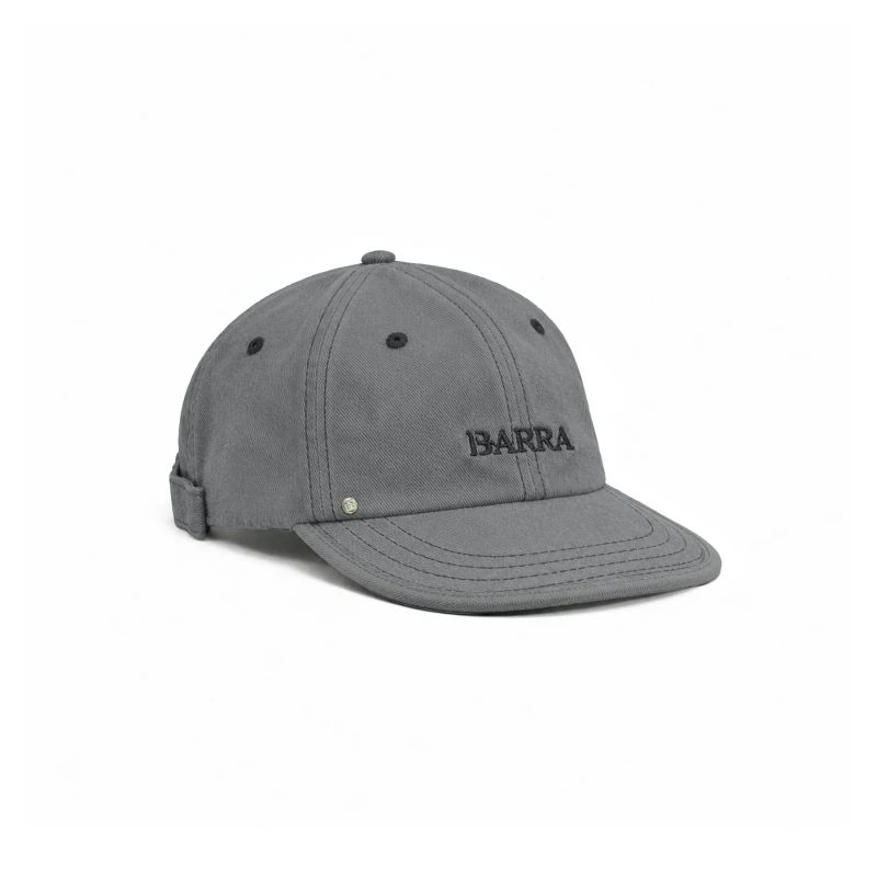 BONÉ BARRA 6 PANEL LOGO GRAFITE ESTONADO
