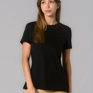 Camiseta Columbia Feminina Basica Bordado Preto 3