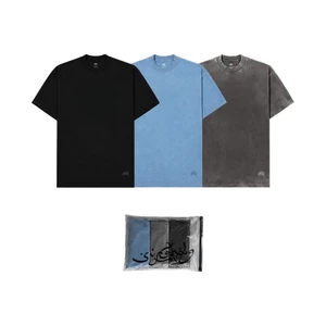 Camiseta Sufgang Basic Pack Preto Chumbo Azul 1
